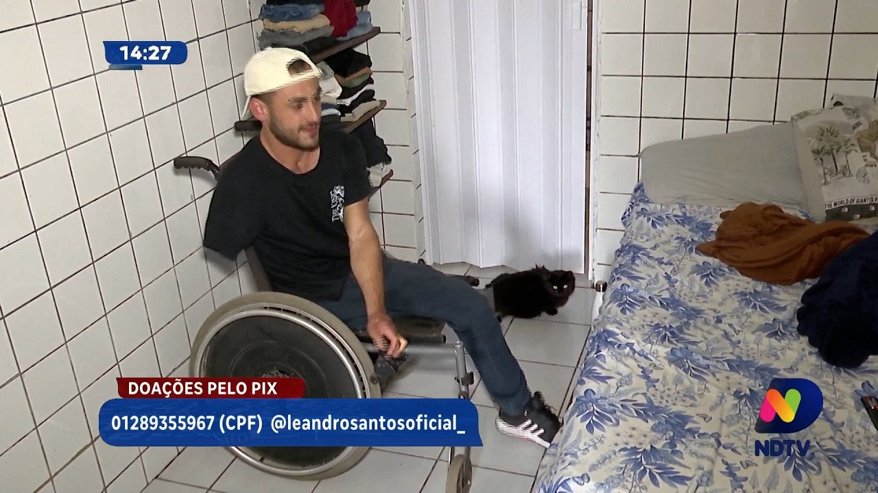 Morador de Itajaí precisa de próteses para retomar atividades diárias