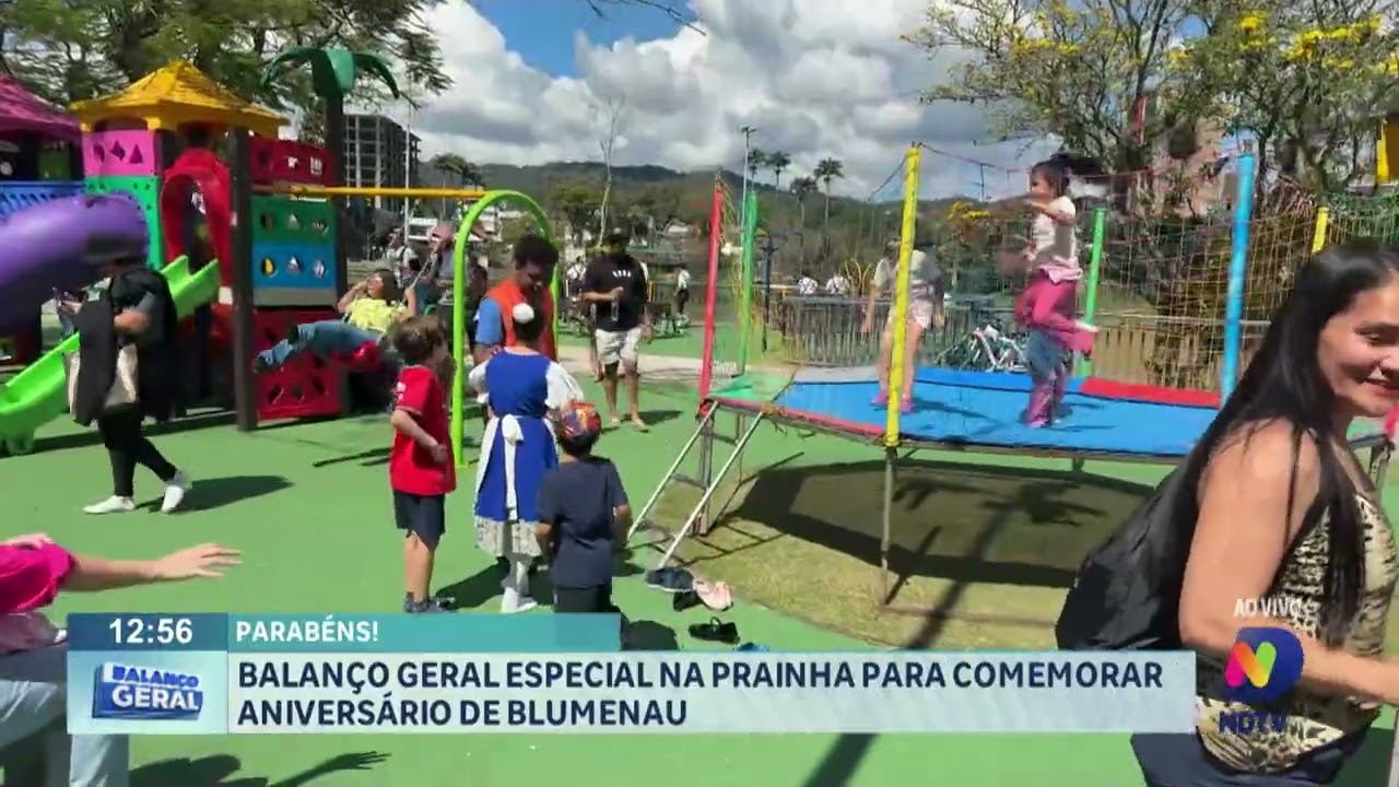 Parabéns: Balanço Geral especial de aniversário de Blumenau
