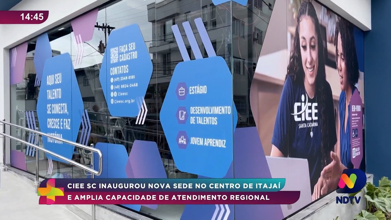 CIEE-SC inaugura nova sede no Centro de Itajaí e amplia atendimento