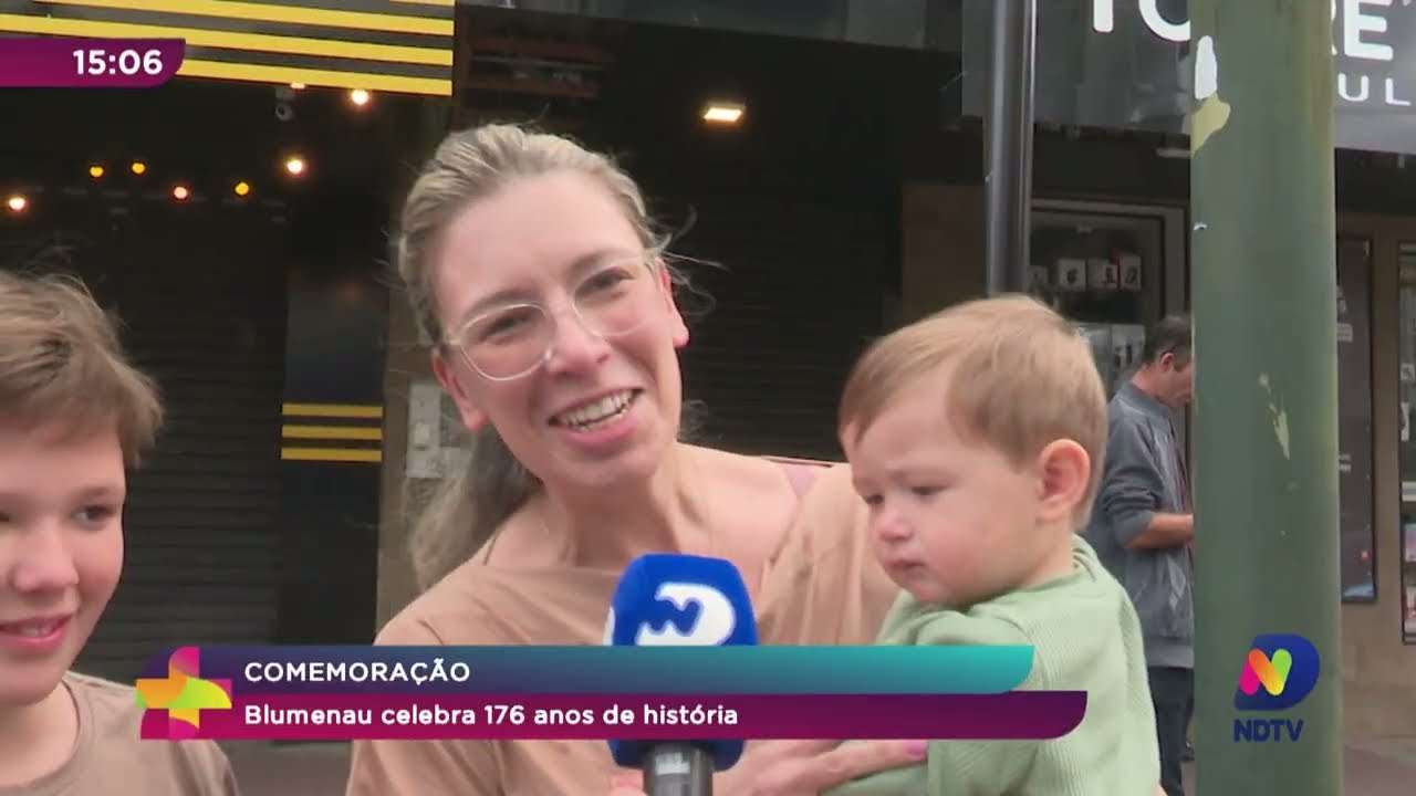 Blumenau celebra 176 anos de história