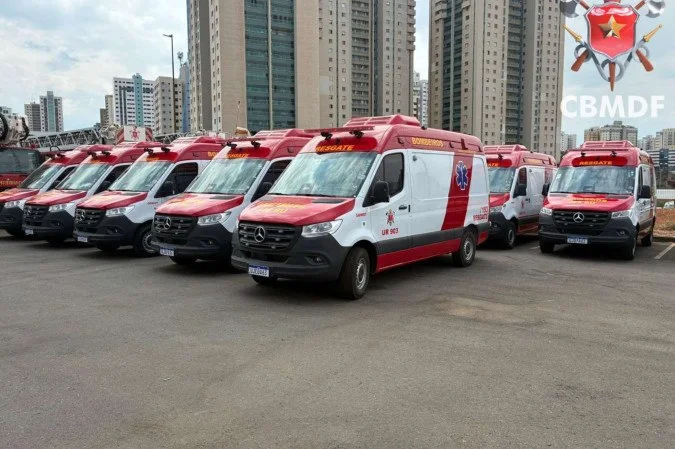 115 novos veículos integram a frota do Corpo de Bombeiros do DF