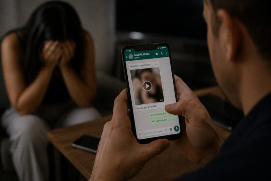 Homem recebe vídeo íntimo em grupo, repassa para terceiros e acaba condenado por divulgação sem consentimento