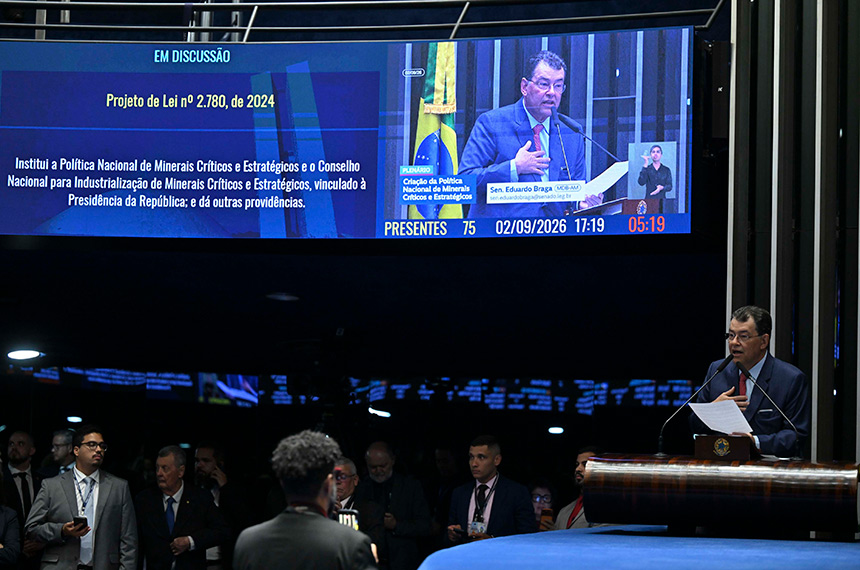 Senado aprova política nacional para minerais críticos e estratégicos