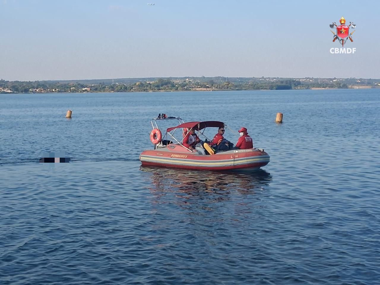 Corpo de homem é encontrado no Lago Paranoá, próximo à Terceira Ponte