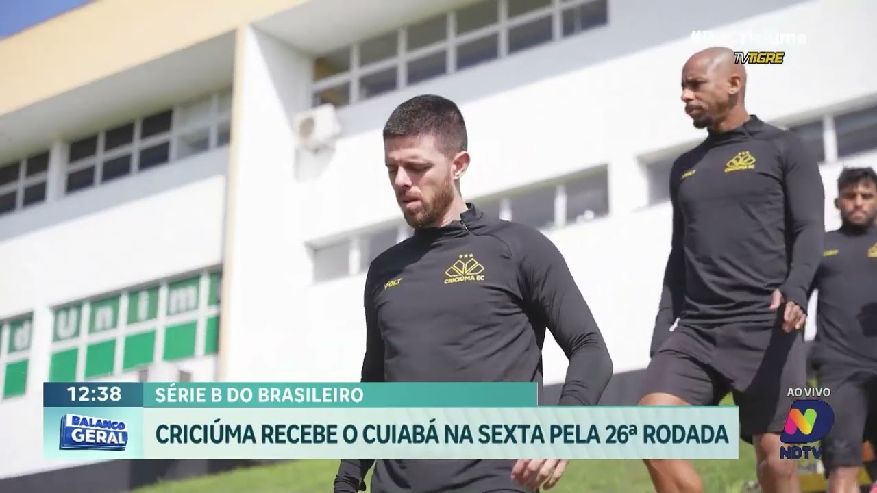 Criciúma recebe o Cuiabá pela 26ª rodada da Série B