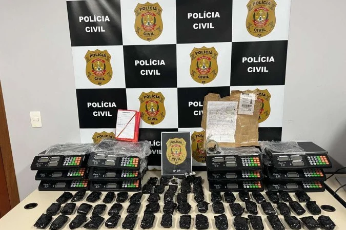 PCDF encontra 6 kg de haxixe escondidos em balanças de precisão na Estrutural