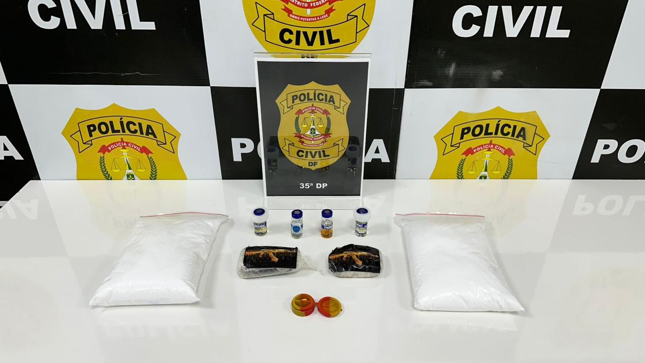 Traficante foge da PCDF, joga haxixe na EPIA e acaba preso com 4 kg de cocaína