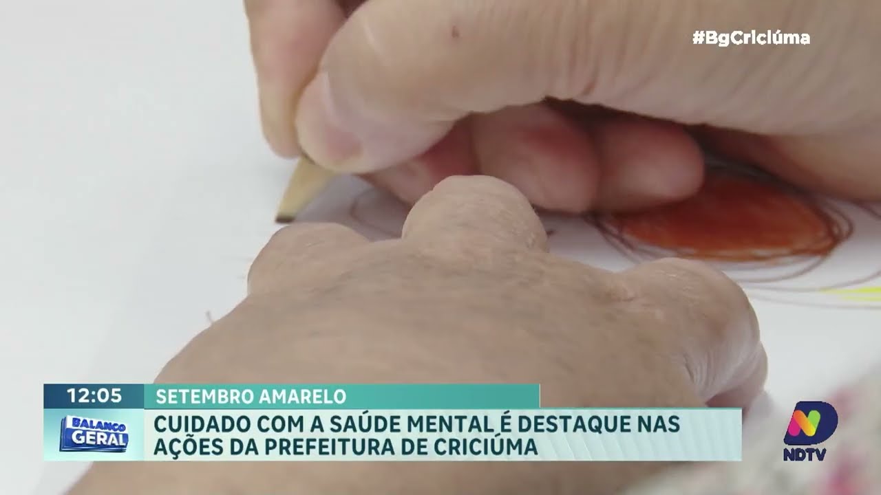 Setembro Amarelo reforça cuidados com a saúde mental em Criciúma