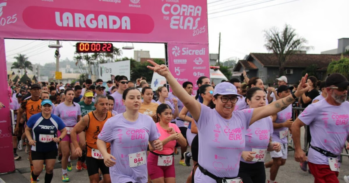 Corra Por Elas terá novidades na premiação da sexta edição, em Brusque