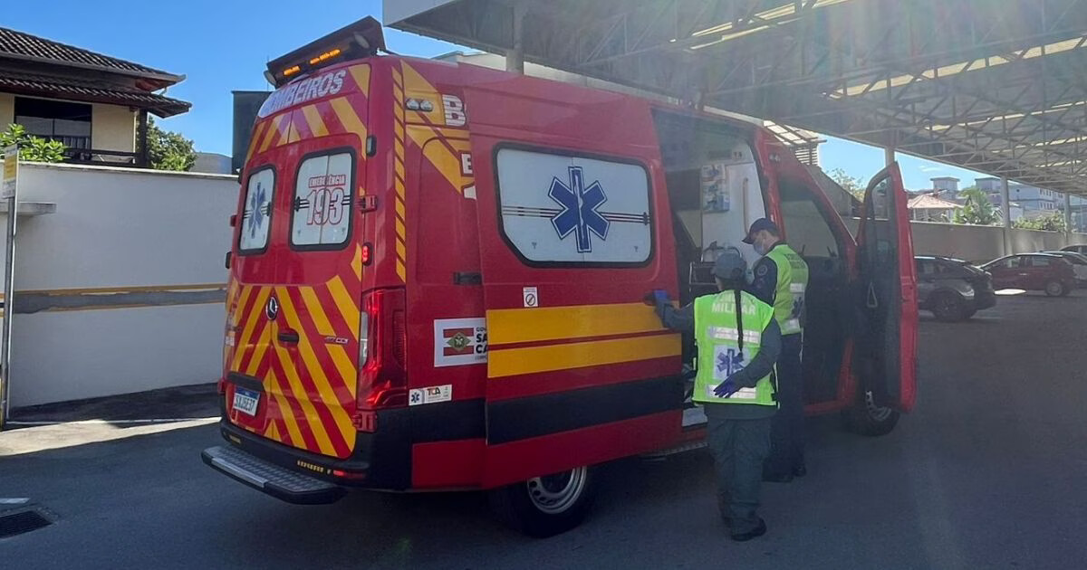 Criança de três anos é atropelada por moto no Centro de Brusque