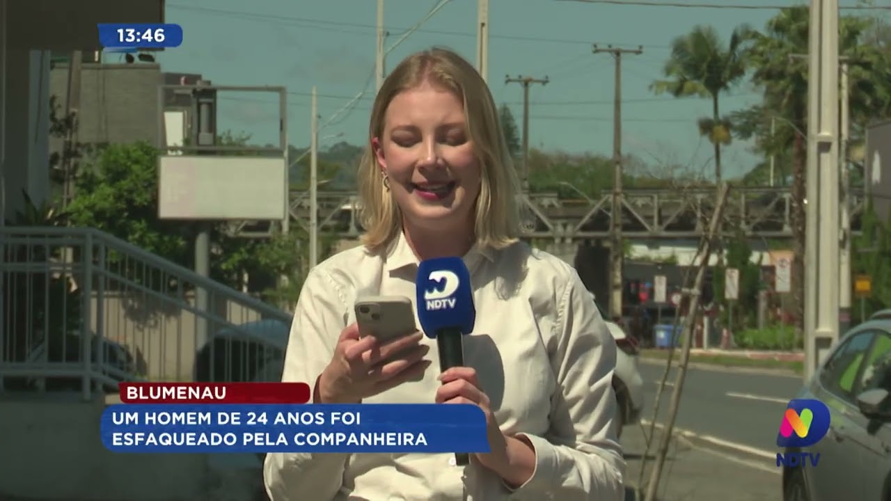 Homem de 24 anos é esfaqueado pela companheira em Blumenau