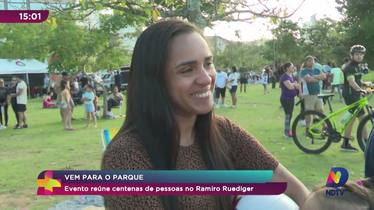 Vem pro Parque: Evento reúne centenas de pessoas no Ramiro Ruediger