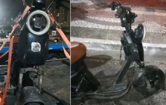 Manobras agressivas no trânsito levam três veículos ao pátio na Avenida Atlântica