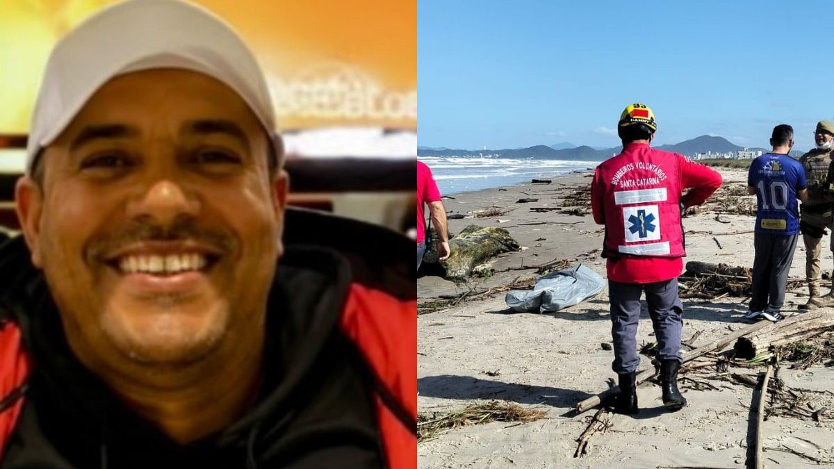 Homem desaparecido há cinco dias é encontrado morto por equipe de limpeza em praia de SC