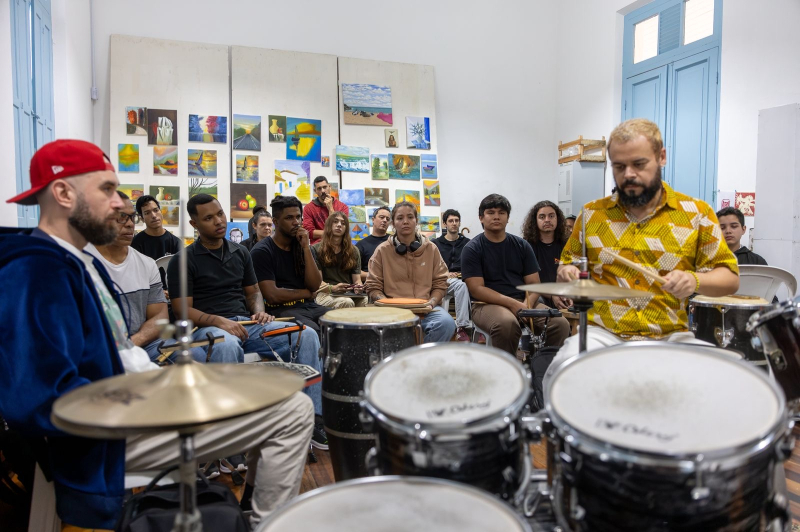 Oficinas do 28º Festival de Música de Itajaí encerram atividades com apresentações na Vila da Música