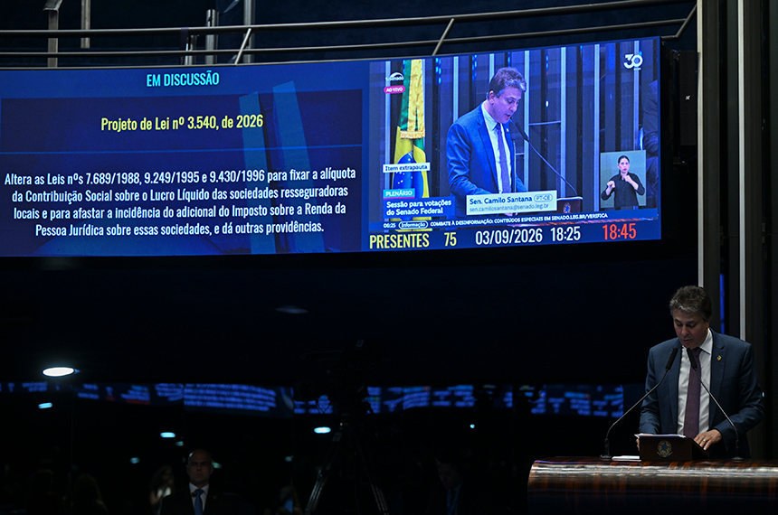 Redução de tributos de resseguradoras nacionais vai à sanção