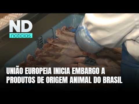 Embargo europeu começa e Brasil tenta reverter restrições a produtos