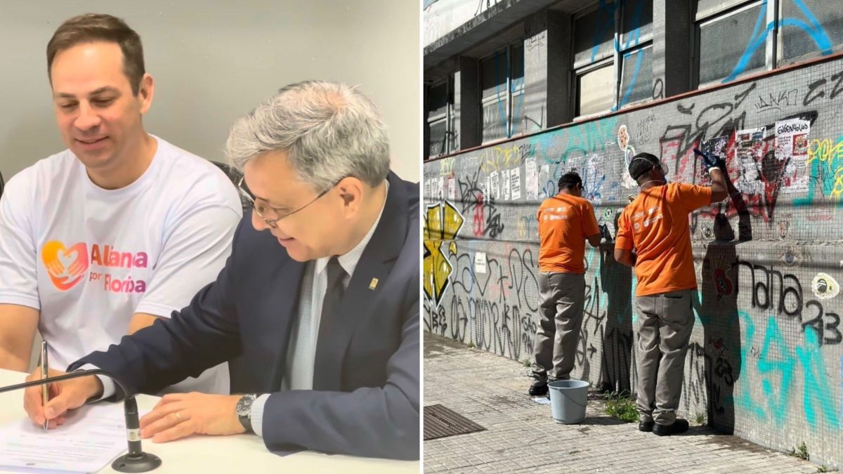 ‘Queremos dar oportunidade’: após parceria firmada entre UFSC e Aliança por Floripa, pessoas que já viveram nas ruas começam a revitalizar campus