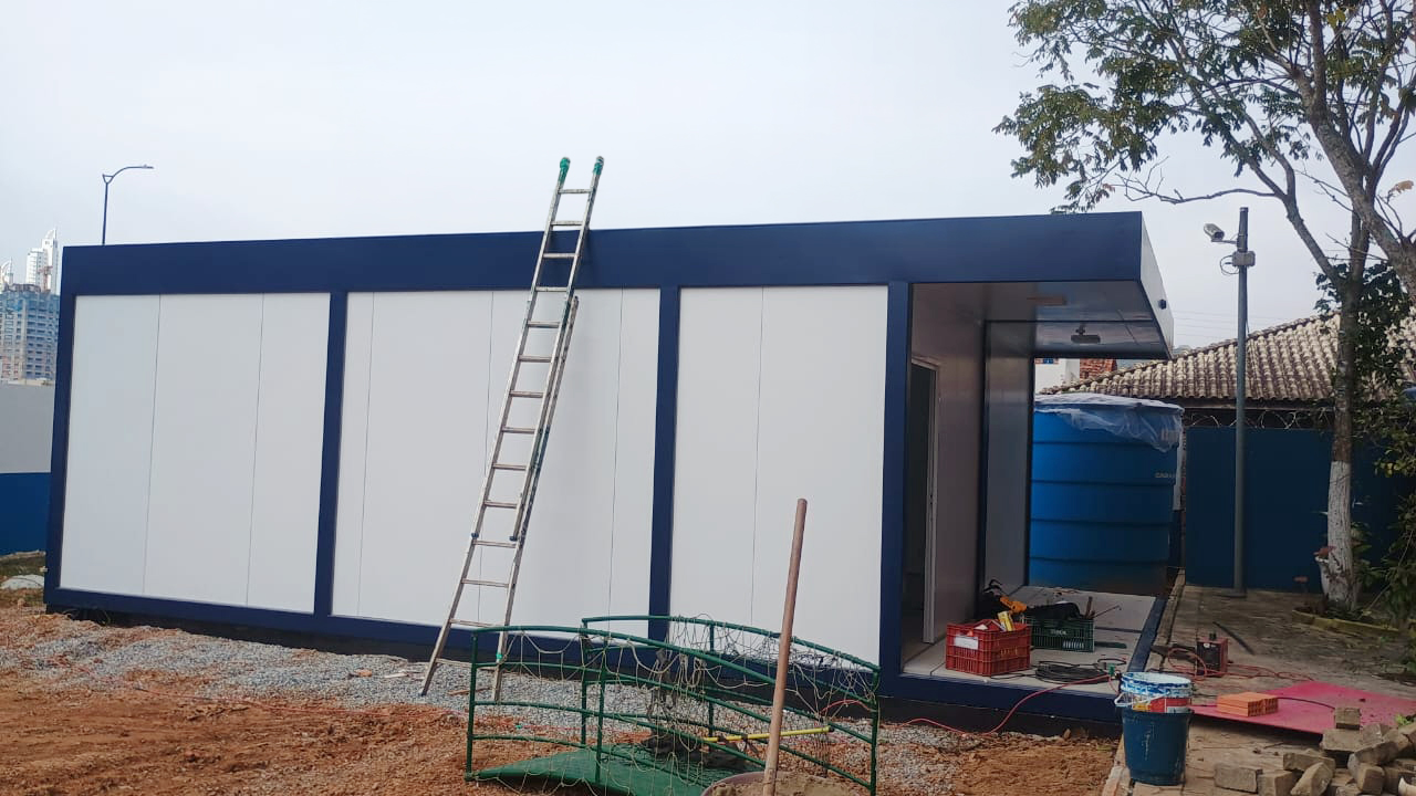 Iniciada a instalação da sala modular no CEM Ariribá