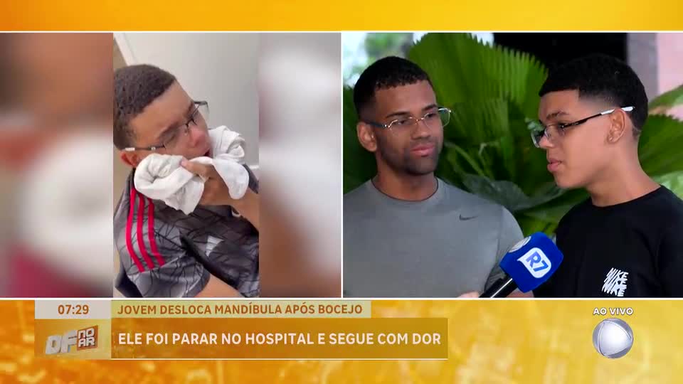 Jovem de 14 anos desloca mandíbula após abrir a boca para bocejar