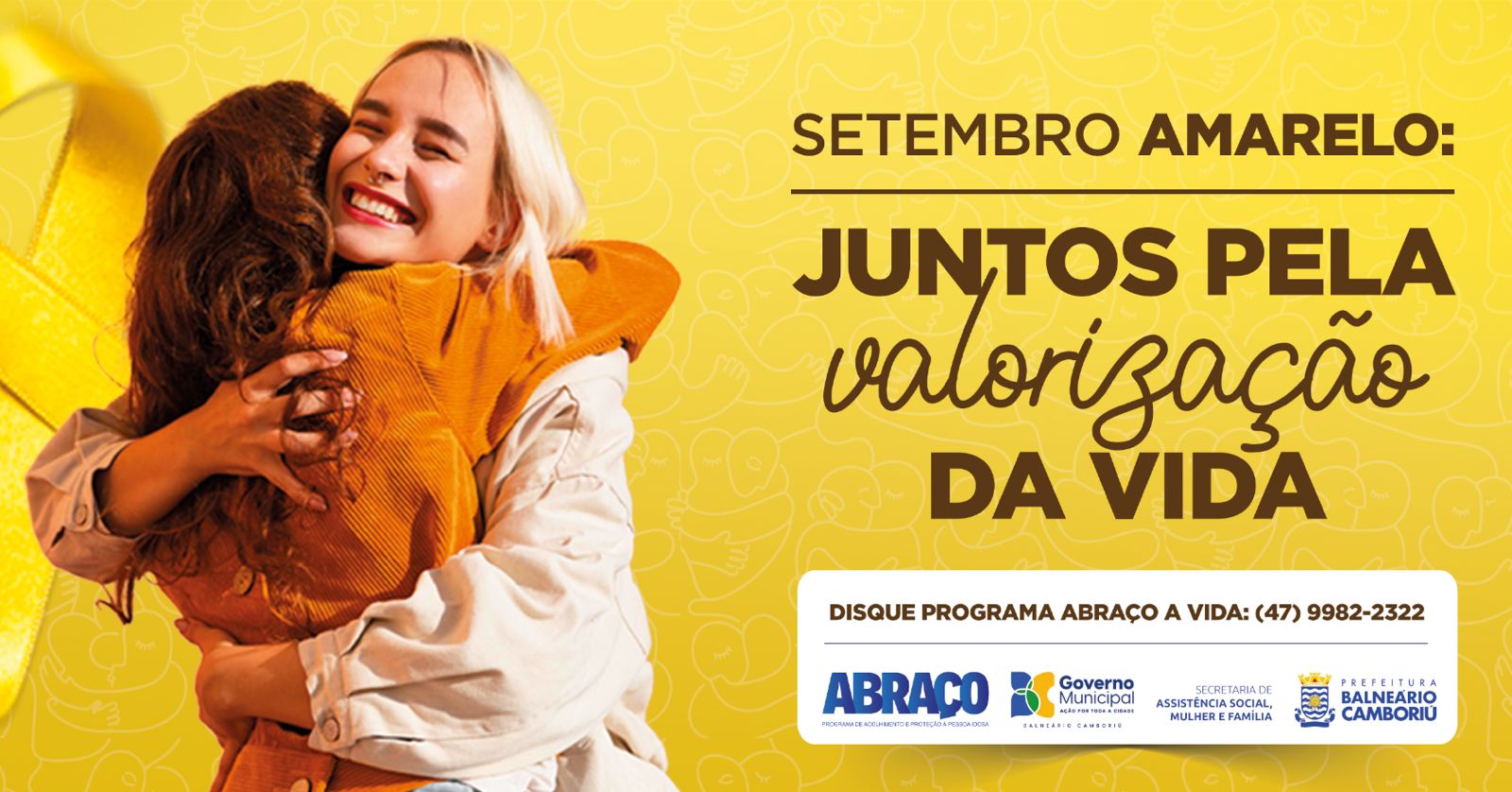 Ações vão marcar o Setembro Amarelo em Balneário Camboriú