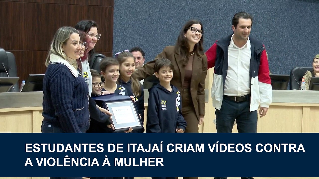 Estudantes de Itajaí criam vídeos contra a violência à mulher