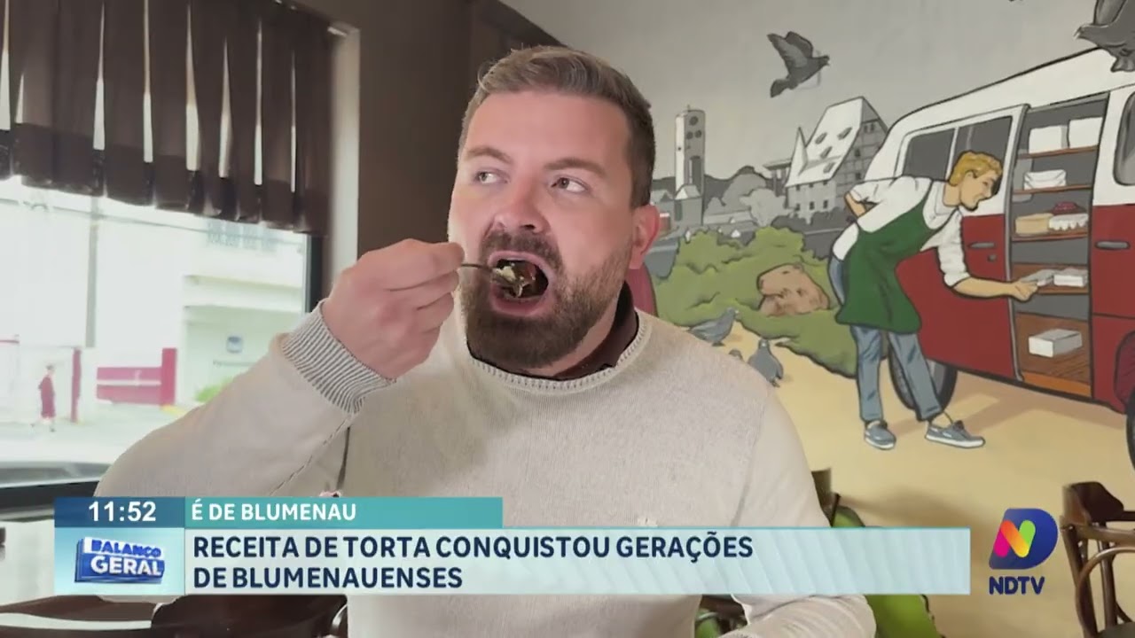 É de Blumenau: uma torta que virou patrimônio da cidade.