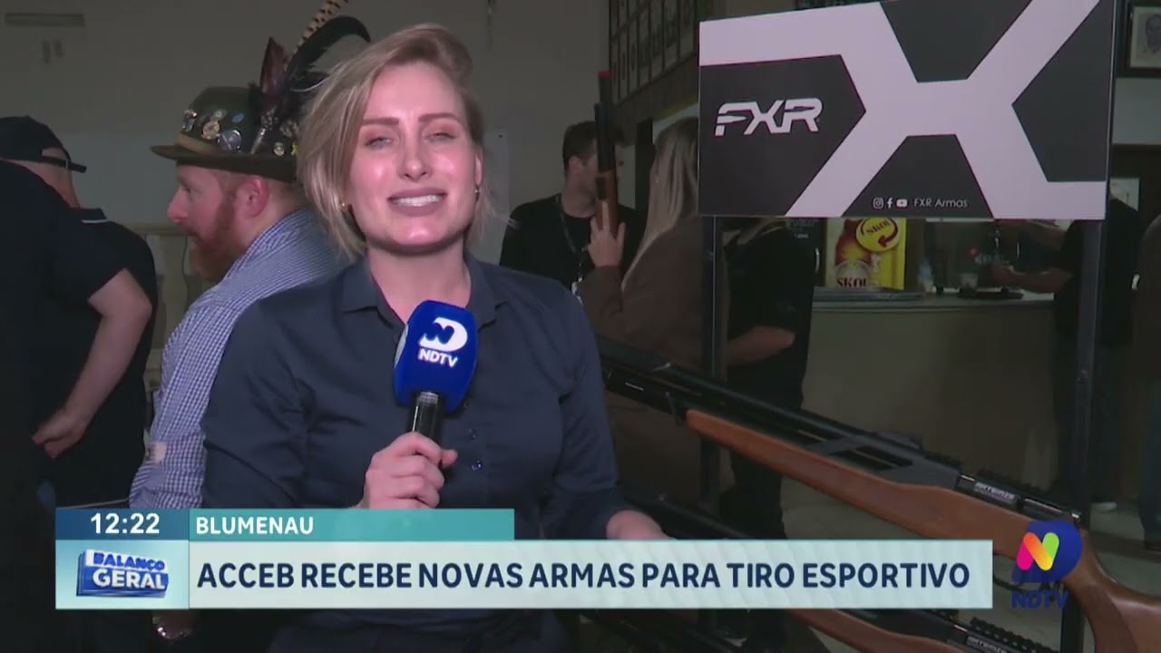 Blumenau: ACCEB recebe novas armas para tiro esportivo.