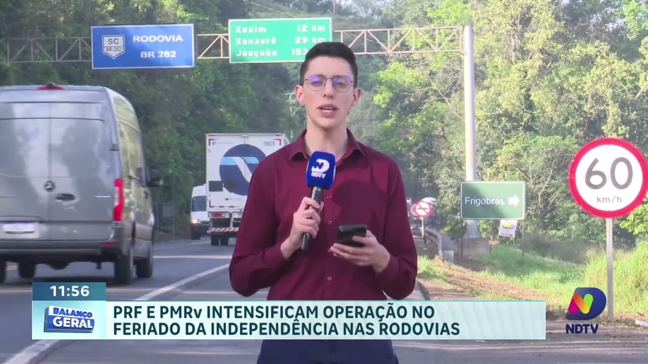 PRF e PMRv intensificam fiscalização no feriado em Santa Catarina