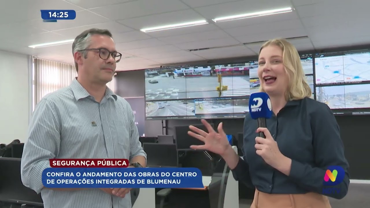 Confira o andamento das obras do Centro de Operações Integradas de Blumenau.