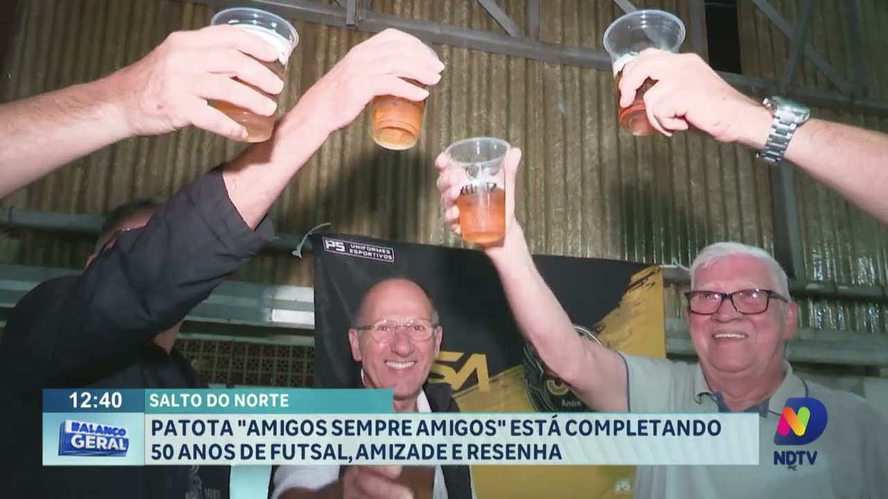 Salto do Norte: patota “Amigos Sempre Amigos” está completando 50 anos de futsal, amizade e resenha