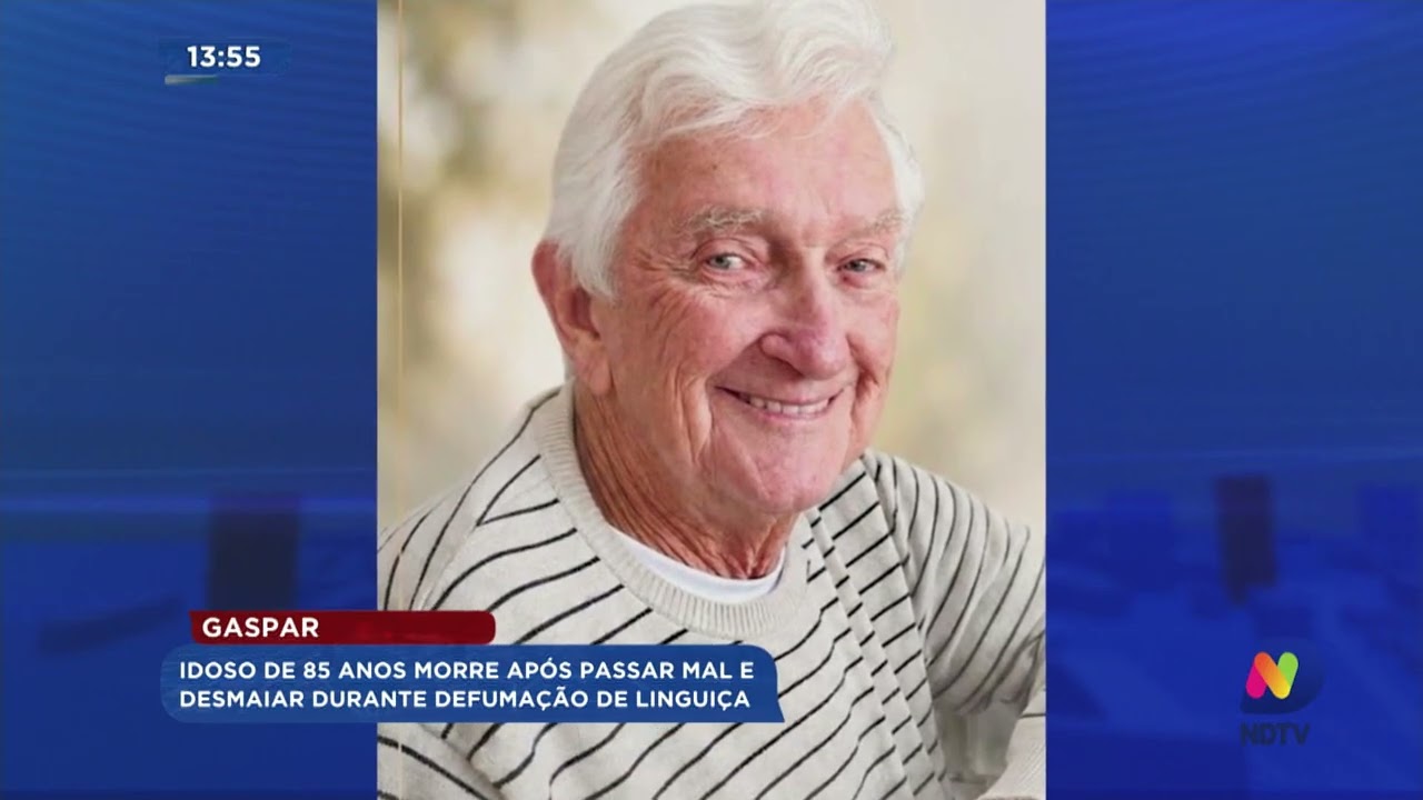 Gaspar: idoso de 85 anos morre após passar mal e desmaiar durante defumação de linguiça artesanal