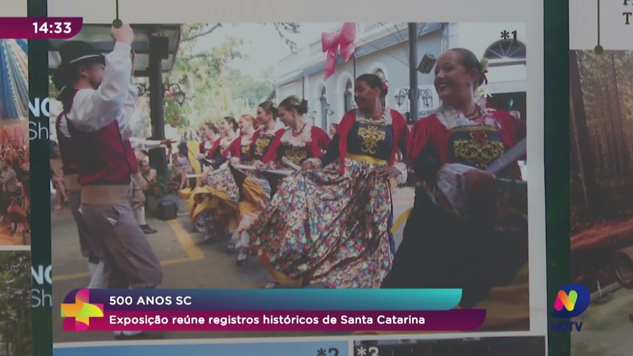 500 Anos SC: Exposição reúne registros históricos de Santa Catarina