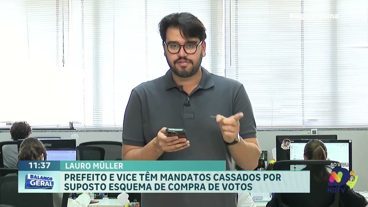 Justiça Eleitoral cassa diploma do prefeito de Lauro Müller
