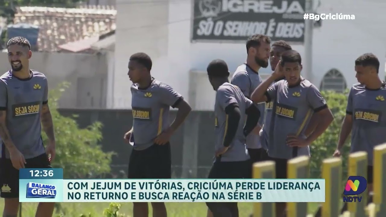Sem vencer há três jogos, Criciúma perde liderança na Série B