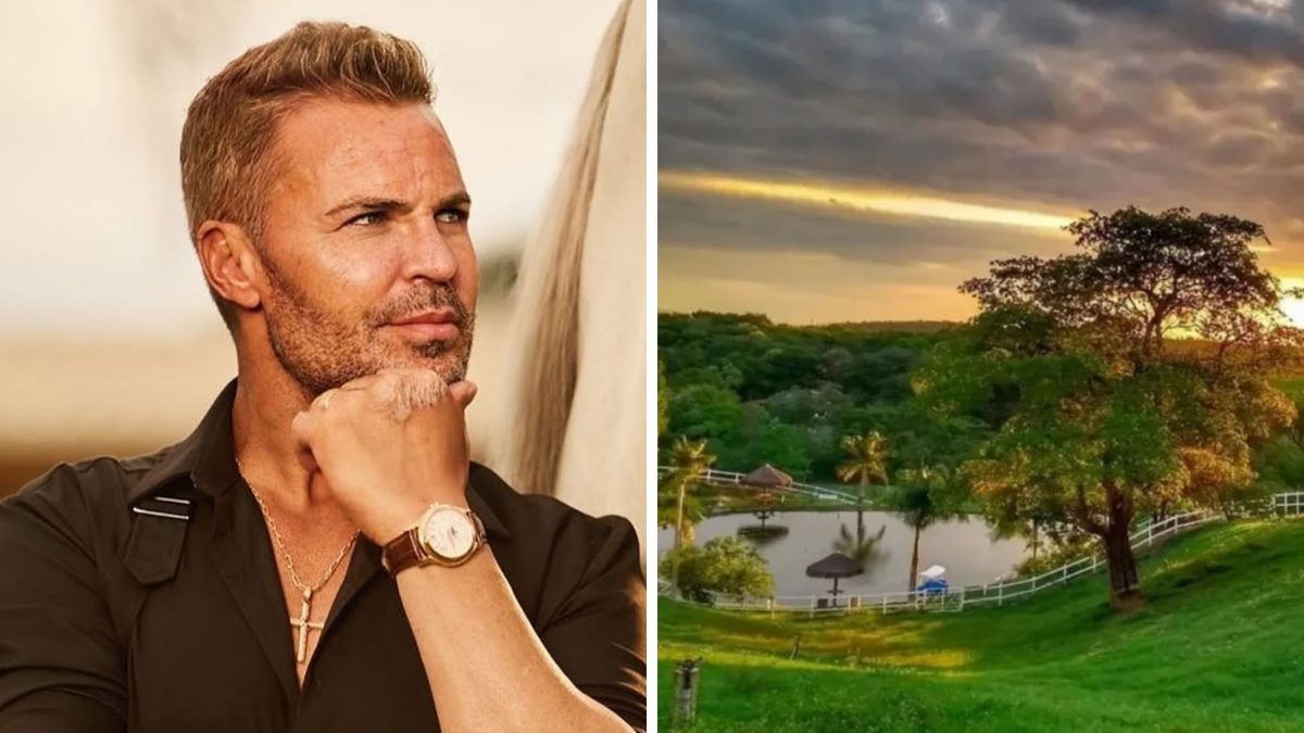 Com haras milionário, lago e cachoeira artificial: aos 47 anos, dono do hit ‘Os Dez Mandamentos do Amor’ vive em fazenda perto de BH