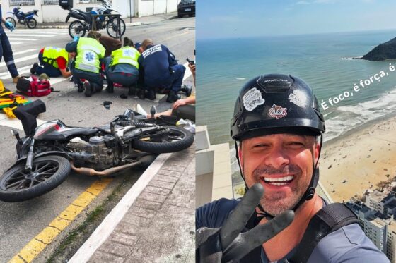 Morre motociclista de aplicativo ferido em acidente em BC