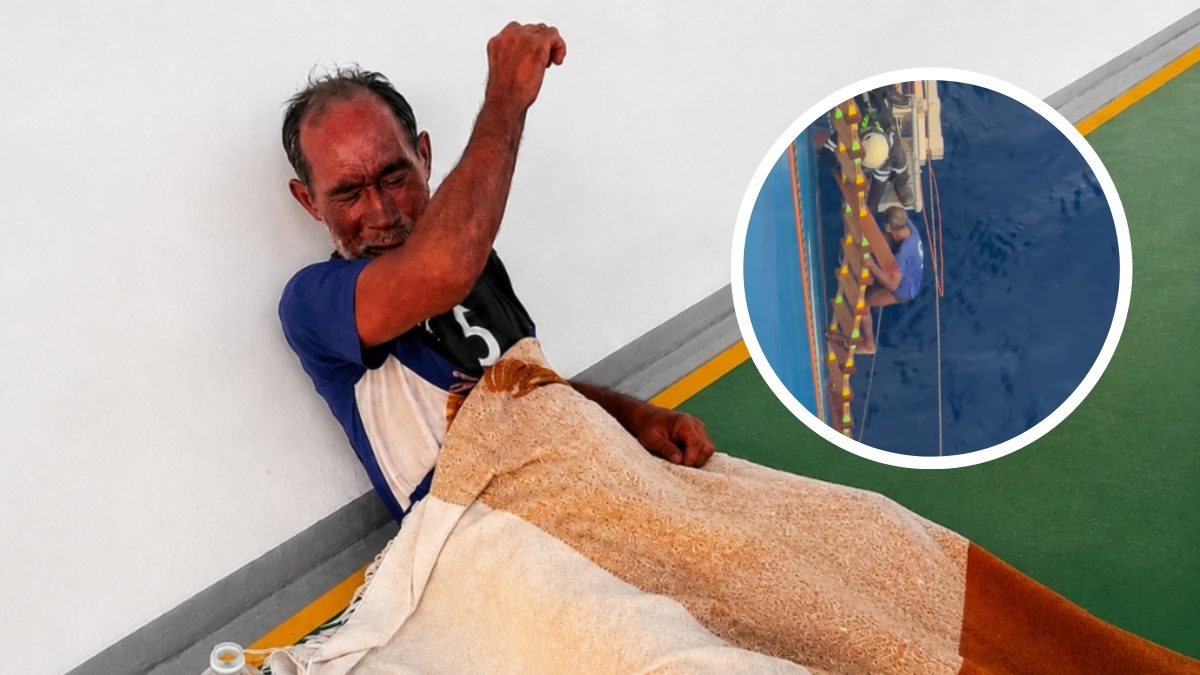 Homem de 57 anos sai para pescar, é arrastado pela correnteza e passa 26 dias à deriva no Pacífico até ser encontrado por navio que seguia para a China