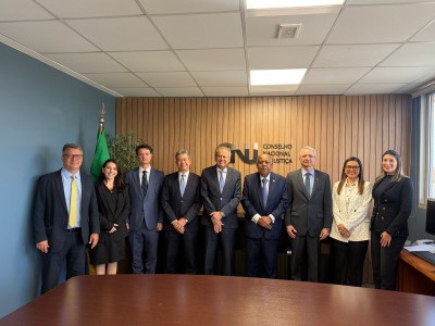 Administração do TJDFT se reúne com corregedor nacional de Justiça no CNJ