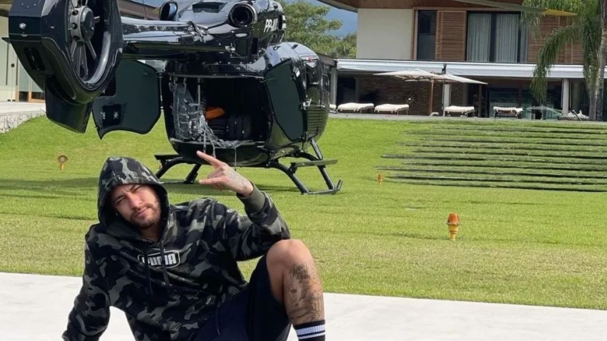 Helicóptero de Neymar de R$ 50 milhões que vira UTI e corta SP com um tanque deve ser fabricado no Brasil após pedido de Lula a Macron