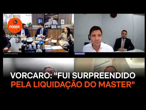 Vorcaro diz que soube de liquidação do Master ao ser preso