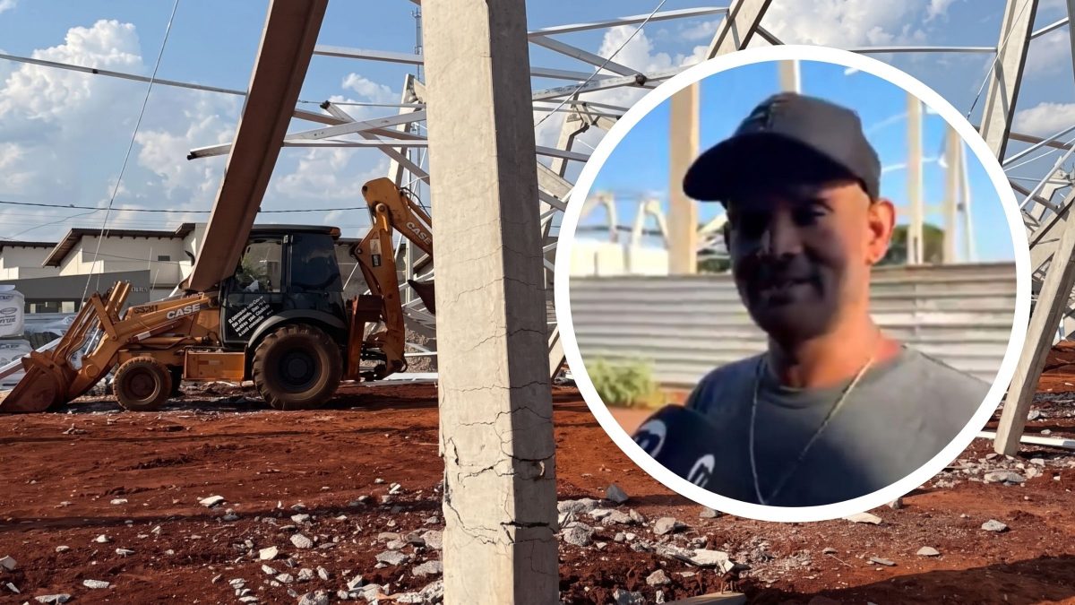‘Senti uma coisa’: pedreiro falta ao trabalho após mau pressentimento e escapa de desabamento em obra de supermercado que deixou 2 mortos no MS