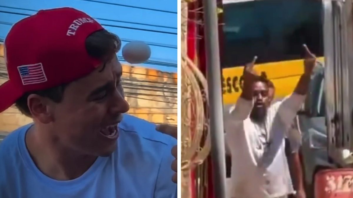 Nikolas Ferreira é atingido por ovos durante ato de campanha na região de Belo Horizonte; vídeo mostra autor