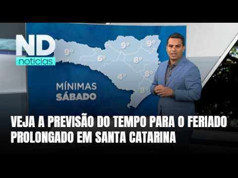Previsão aponta frio e chuva no feriado prolongado em Santa Catarina