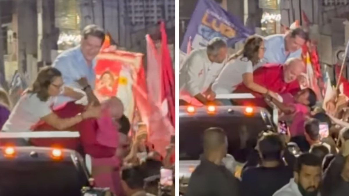 Janja ‘vai pra cima’ de eleitora que deu abraço intenso em Lula durante agenda de campanha; confira vídeo