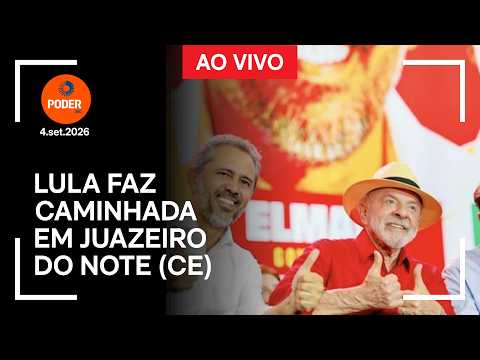 Lula faz ato de campanha ao lado de aliados no Ceará