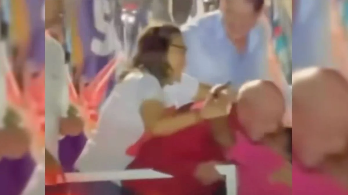 Janja afasta eleitora que deu abraço em Lula no Ceará